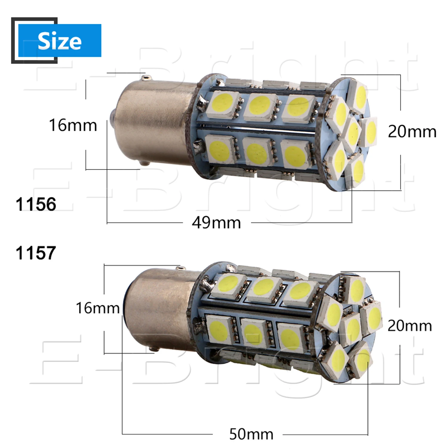 SMD ڵ Ʈ Ʈ Ʈ SUV    ñ׳ 극ũ ǥõ, LED , 24V P21W DC ȭƮ 1156 BA15S PY21/5W, 6 