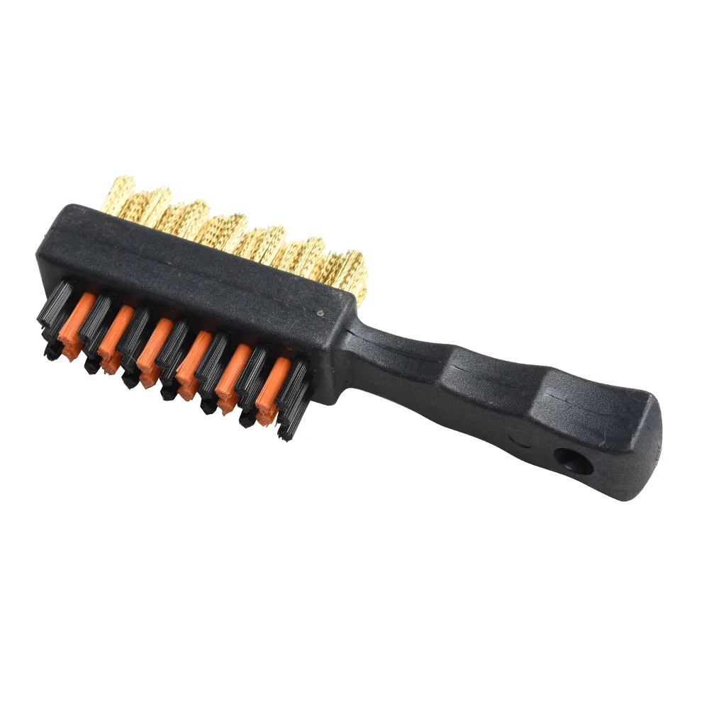 Golf Club Brush Groove Cleaner Dual Sided Tools Portable Metal Lightweight Nylon Accessories golf club cleaner