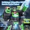 Multiplayer Battle 360° Rotate Remote Control Robot 2.4G 4WD 6 Life Infrared Induction Light Music Water Bomb RC Robot Kids Toy 1