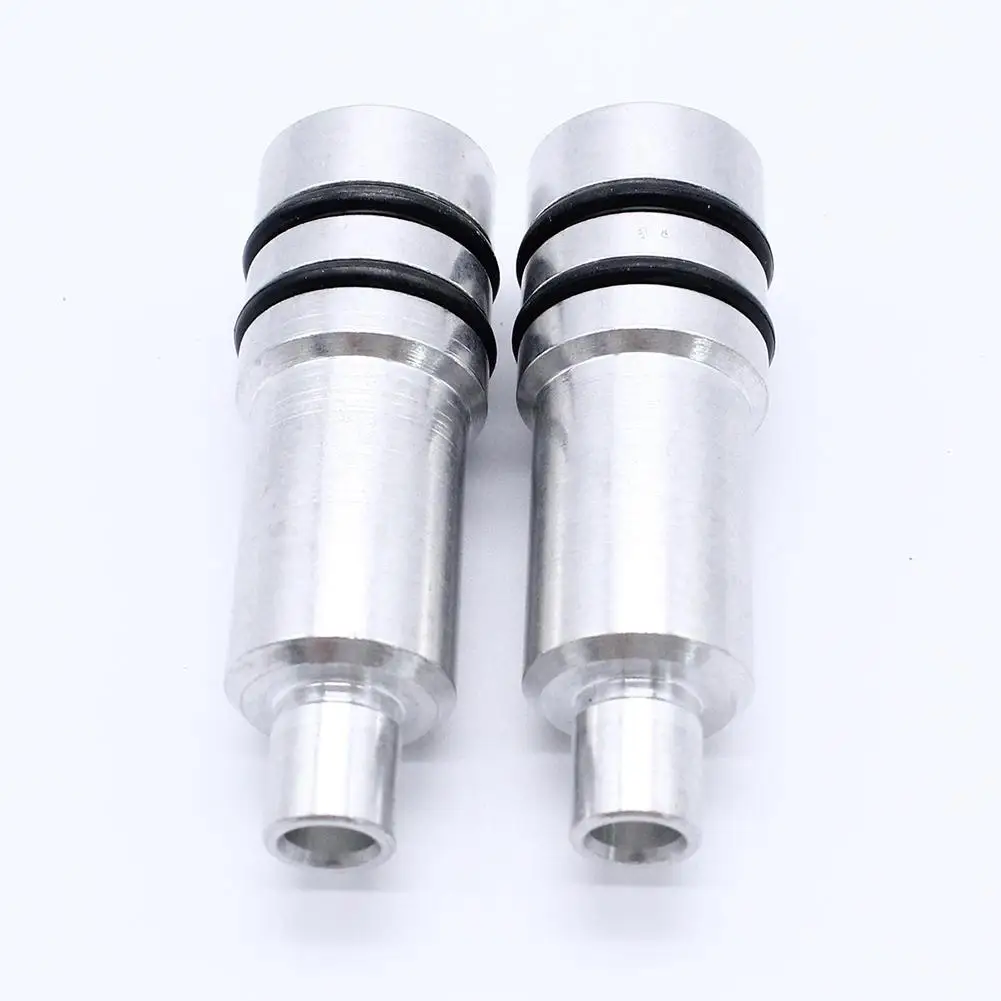 

1 Pair Fuel Injector Sleeves With Seals Aluminum Alloy Protective Cover 0817384 98109671 98109672 817384