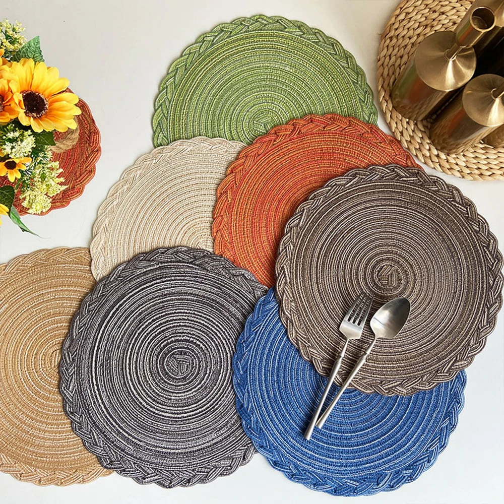 https://ae01.alicdn.com/kf/S9e6fbdf1c8c24a48ab96918a7f8da829b/4pcs-Round-Table-Mat-Woven-Ramie-Placemats-Anti-Slip-Dining-Table-Mats-Non-Slip-Tableware-Bowl.jpg