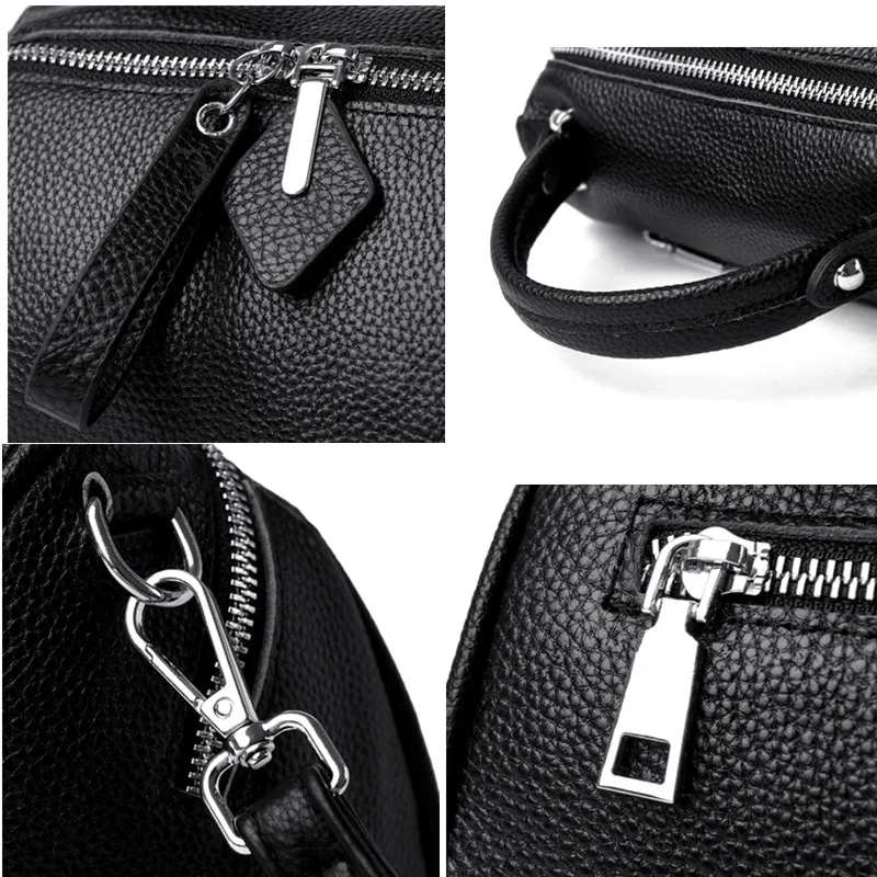 حقيبة كتف من جلد البقر للنساء ، جلد البقر ، البساط...