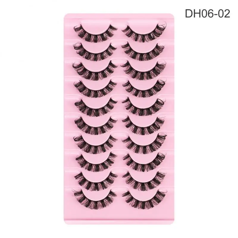 

Невидимые ресницы из искусственной норки Lashes3D, натуральные короткие Искусственные ресницы, прозрачная лента, мягкие ресницы для наращивания