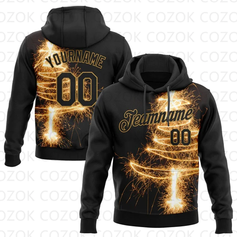 Customized Hoodie Christmas tree pattern Color Jersey 3D Printed  Unisex Pullovers Hoodie Casual Sweatshirts