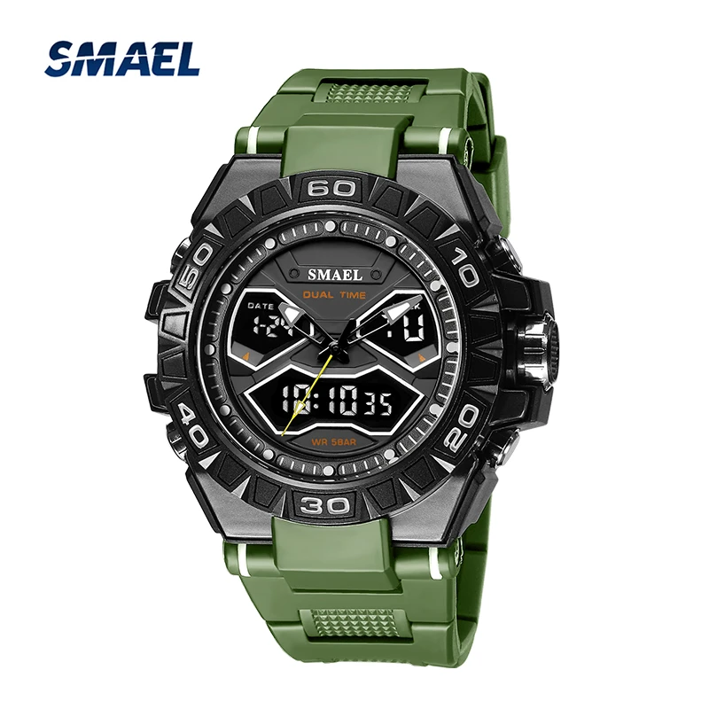 2022 New Military Wrist Watches For Men 5atm Waterproof Versatile Sport Watch, Durable Resin