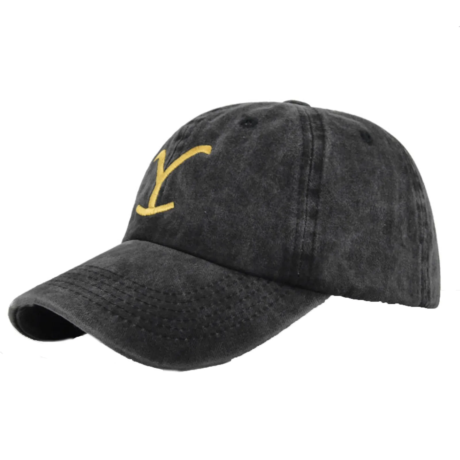 Yellowstone Dutton Ranch Hat Cross Ponytail Baseball Cap Distressed Outdoor Embroidery Sunscreen Hat Net Trucker Caps baseball cap,sun hat