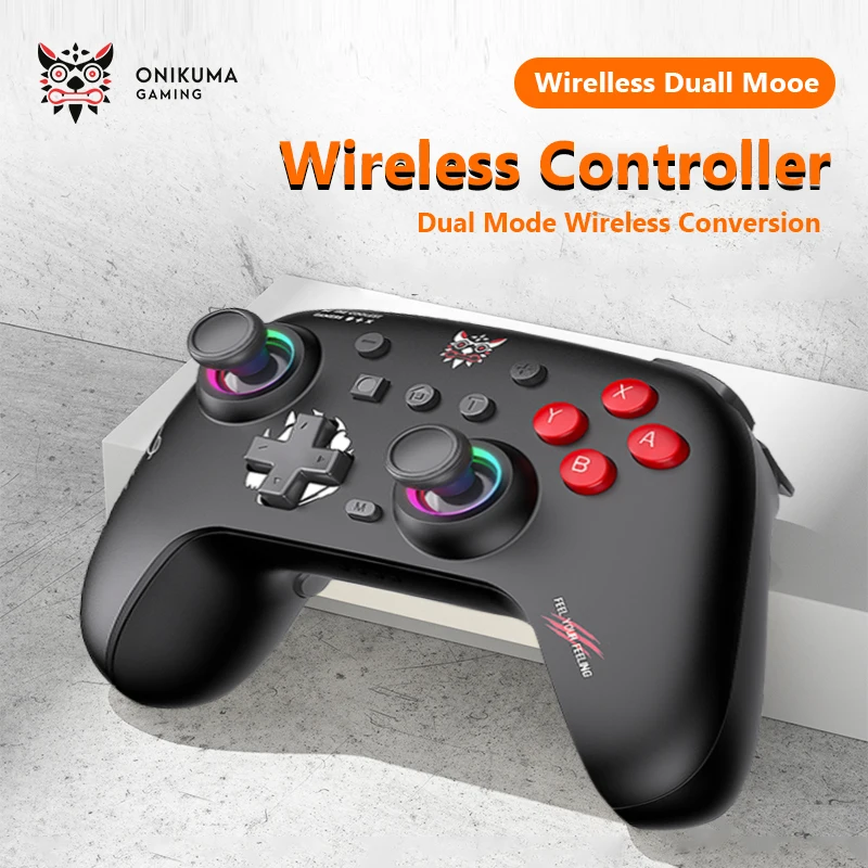 ONIKUMA C1 Wireless E-Sports Gaming Controller Gamepads Dual Mode