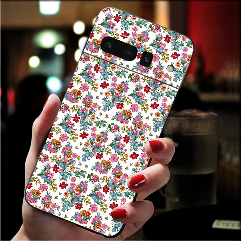 Charming Floral Design Phone Case