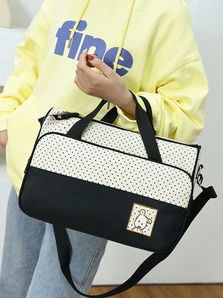 Mother's Bag 5-piece Set Multifunctional Waterproof Oxford Cloth Maternity Package Set Large Capacity Waiting for Delivery Bag
