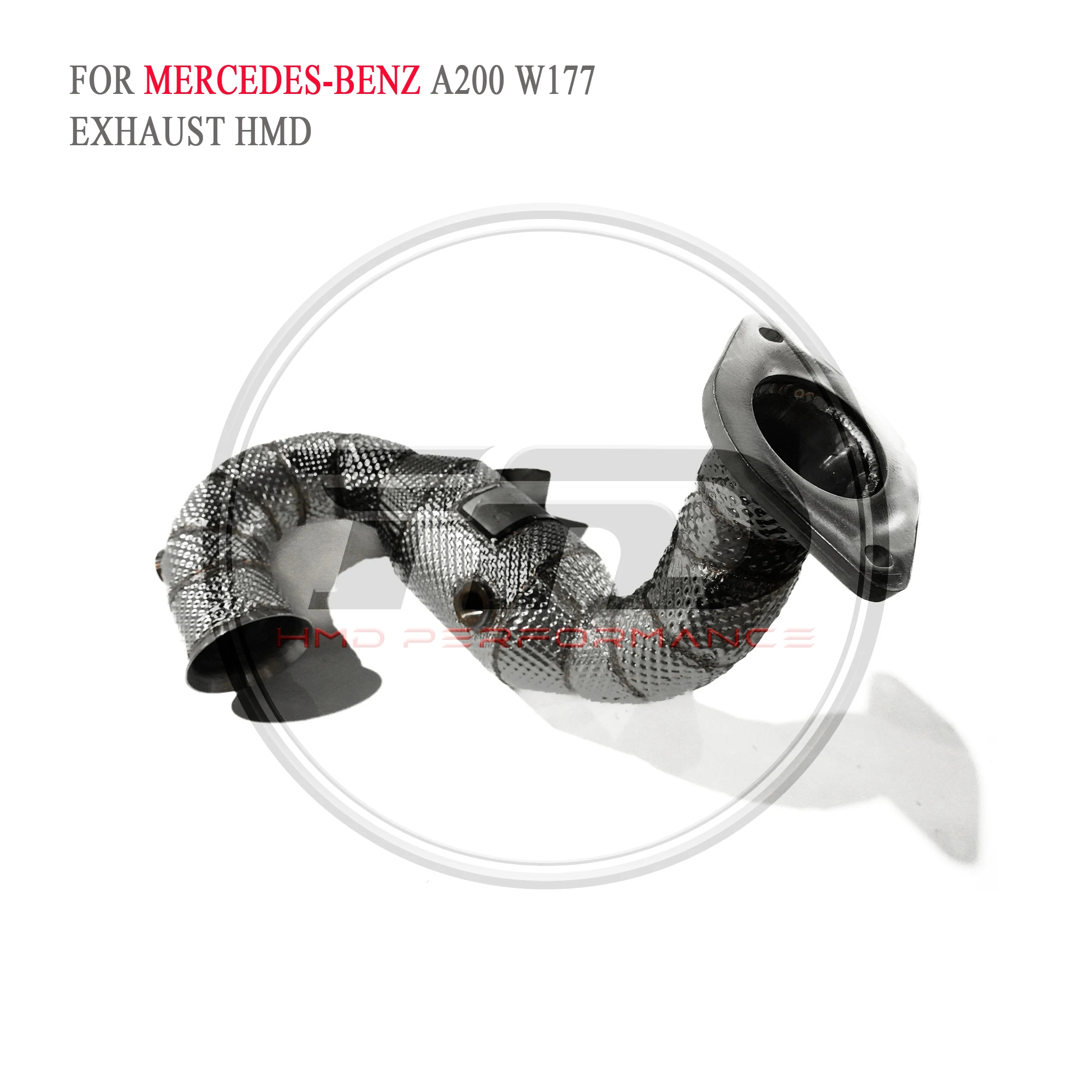 

HMD Exhaust System High Flow Performance Downpipe for Mercedes Benz A180 A200 W177 1.3T With Heat Shield Racing Pipe