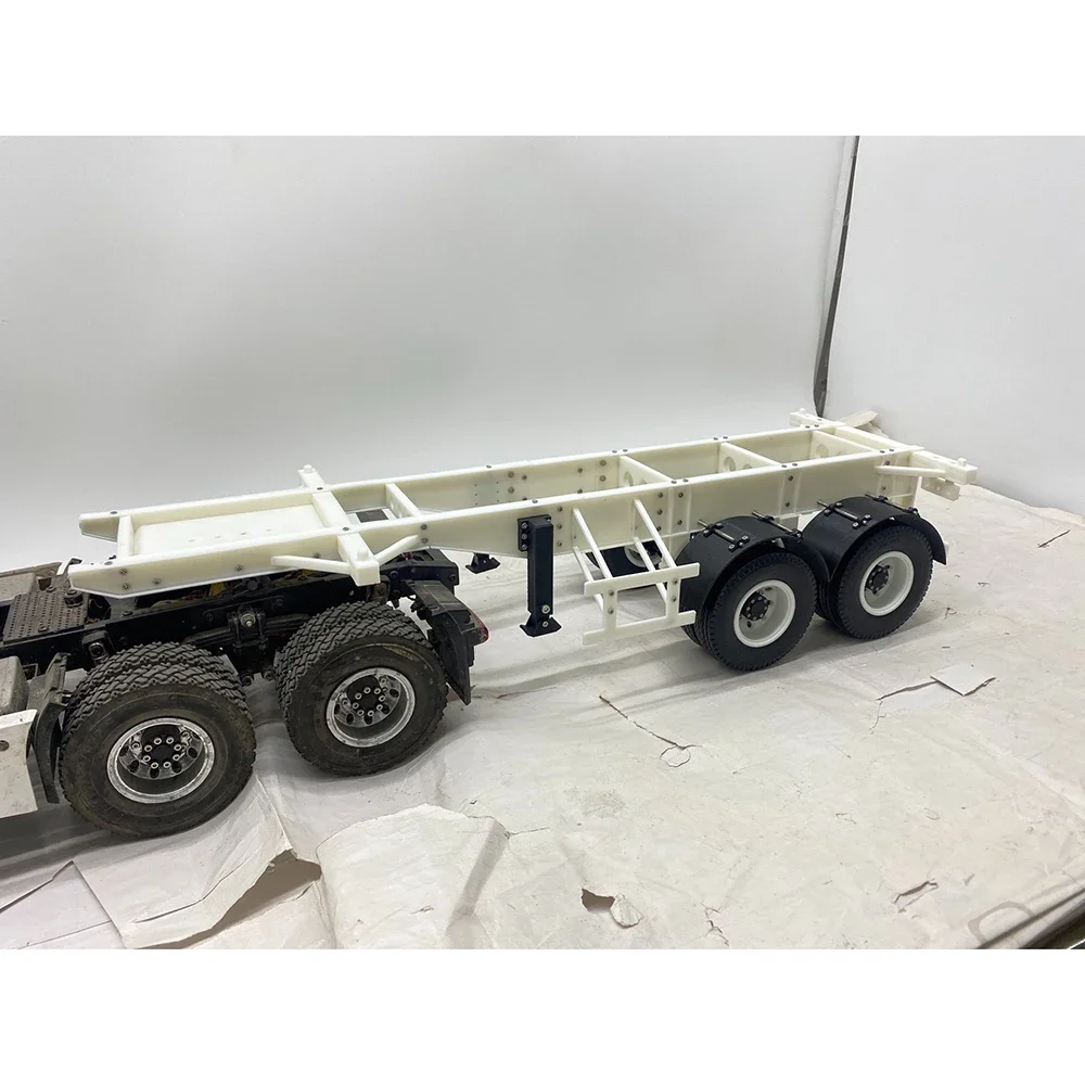 1/14 RC Truck Kühlauflieger Mit Container - 3 Achsen, DIY Bausatz Für Modellbau