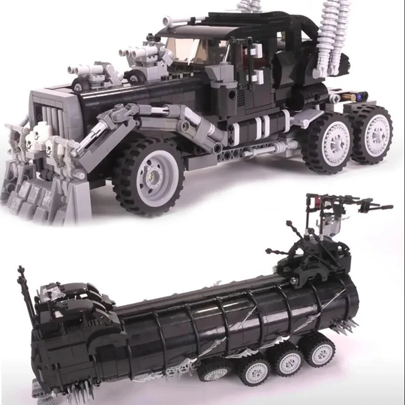 영화 시리즈 트럭 수정 시리즈 자동 잠금 빌딩 블록 모델 빌딩 퍼즐, 생일 크리스마스 장난감 선물 장식품