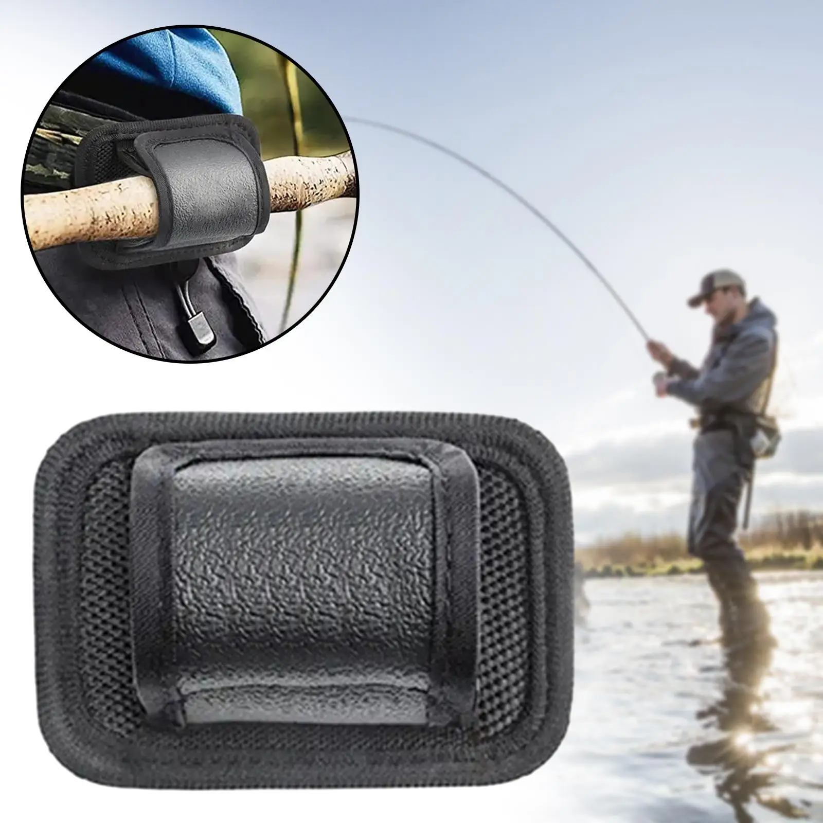 Fly Fishing Rod Holder Sheath Fishing Pole Holder Comfort Lightweight Outdoor Fishing Rod Wrap Straps for Fishing Attachments