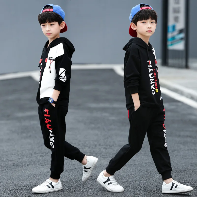 トレーナー パンツ ダウン パーカー セット 130cm 男の子 ⭐ black-L-2_compressed.jpg