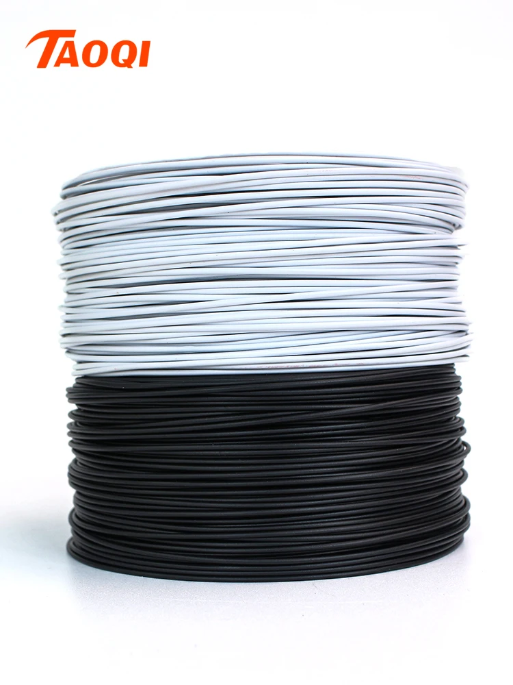 Plastic Coated Iron Wire Twist Ties Cable Organizer Plant Vines Line Management 0.55/0.75mm Round/Flat Type Wrap Colored 1 Roll cable tie mounts,cable tie organizer
