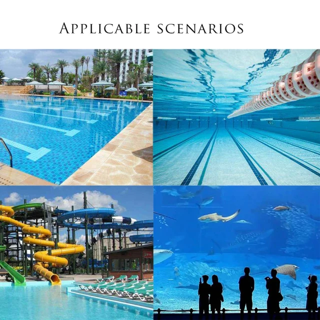 Medence Pezsgő Tisztító Tabletták Baktériumok Eltávolítása Fertőtlenítés Pehely Multifunkcionális Hatékony Szennyeződés Tisztítószerek - Image 4