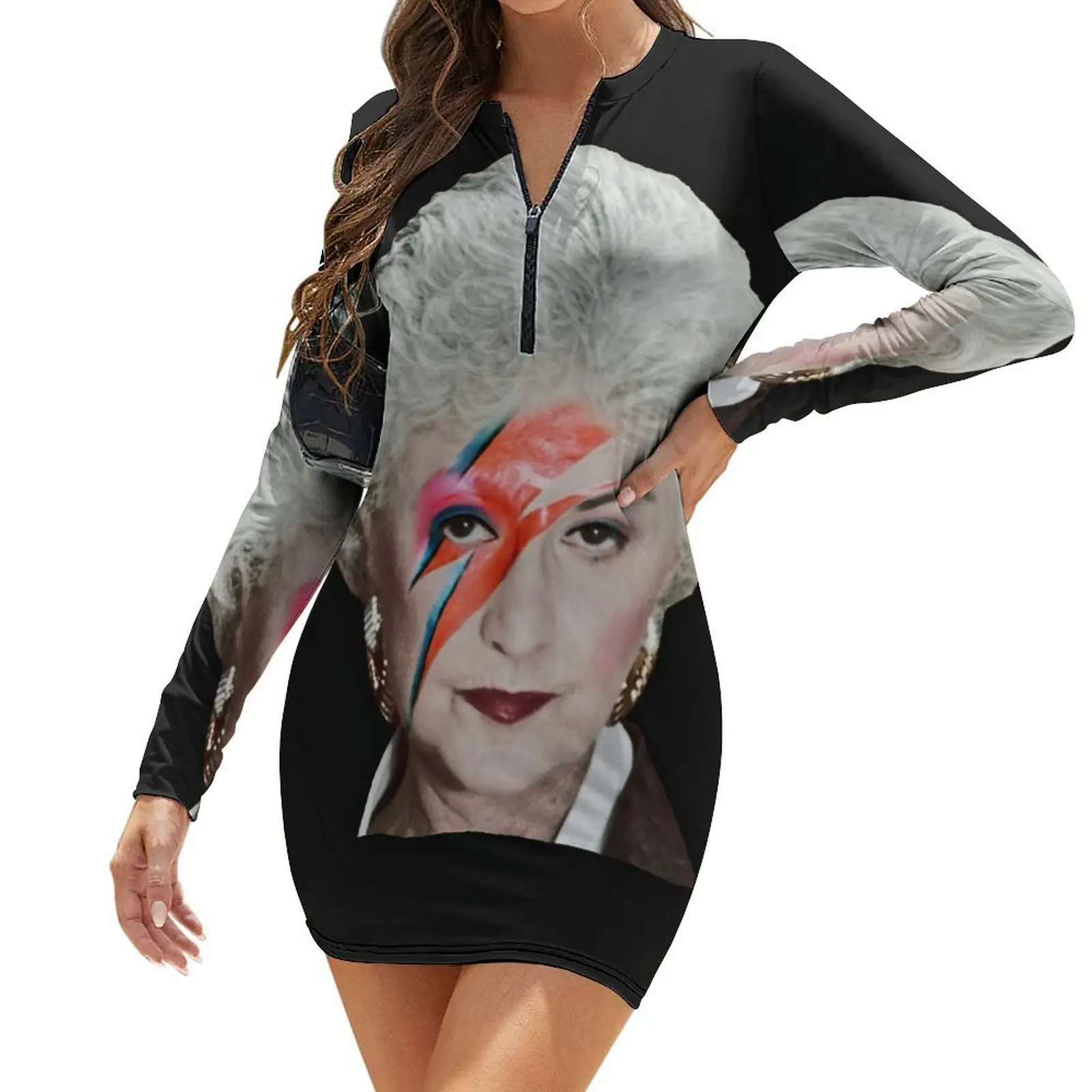 

Dorothy Long-Sleeve Bodycon Dress women party dresses woman dress