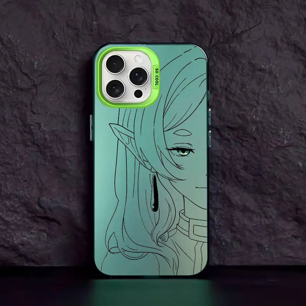Japan Anime Frieren Matte Shockproof Phone Case - Anti-Fall Cover