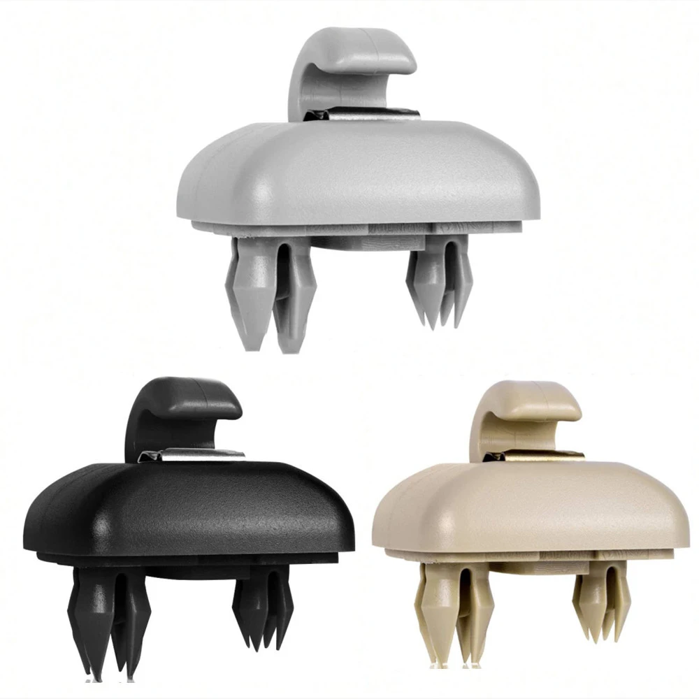 2PCS Car Interior Sun Visor Cap Clip Hook Fixing Clips For AUDI A1 A3 A4 A5 Q3 Q5 S3 S4 S5 TT Allroad Interior Accessories 2