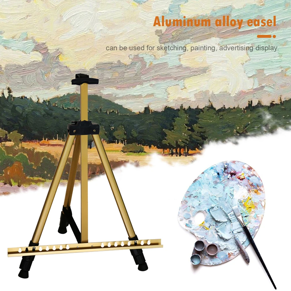Sketch Easel 20-63 inch Aluminum Alloy Easel w/ Portable Carry Bag Art Supplies