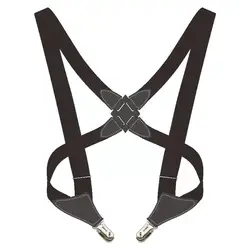 Adjustable Men's Suspenders Braces X Shape Elastic Side Trousers Clip Adult Strap Crossover Accessories Suspensorio Apparel A2Q0