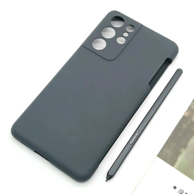 Silicone Case Samsung S21 S21 Cover With S Pen Galaxy S21 Ultra