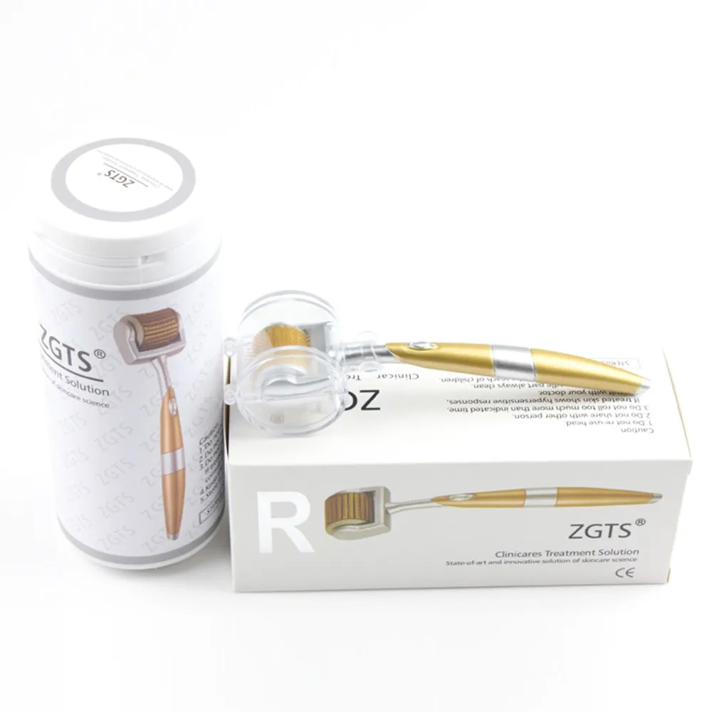 

ZGTS 192 Derma Roller Micro Needles Titanium Mezoroller Microneedle Roller For Face Skin Care Hair Loss Treatment