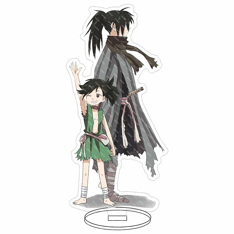 Anime dororo hyakkimaru personagens licenciamento suporte figura + base de  acrílico ornamentos modelo placa cosplay desktop decoração presentes