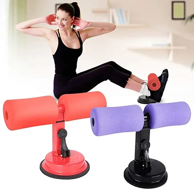Barre à Abdominaux Portable Avec Ventouses - 3 Niveaux De Hauteur | Pour Abdos, Cuisses, Pompes | Intérieur/Extérieur