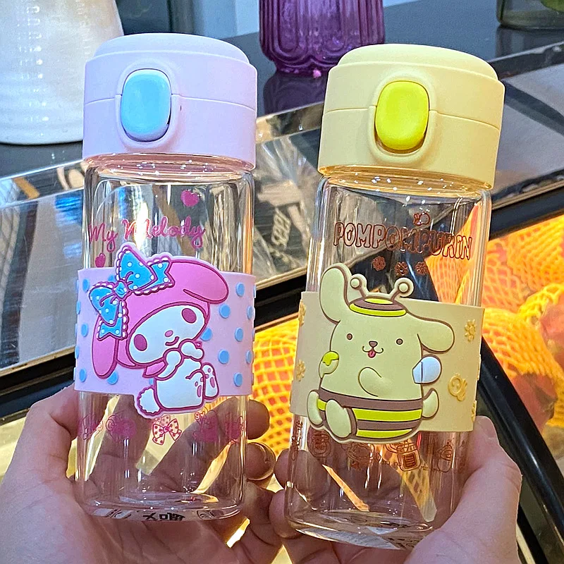 

Sanrio Hellokitty Mymelody Purin Cinnamoroll Water Cup Female High-value Net Red Tea Cup Ins Wind Student Cute Girl Heart