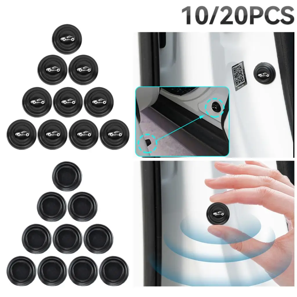 Door Bumper Protector Stickers 10/20PCS Universal Shock Absorbing Mute Shock Noise Gaskets Bumper Protector for Cars Trucks SUV door lock damper