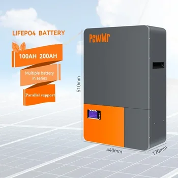 PowMr Lithium Ion Battery 100AH 200AH 51.2V SPW 48200 Lithium Energy Storage Battery Power Solar Battery