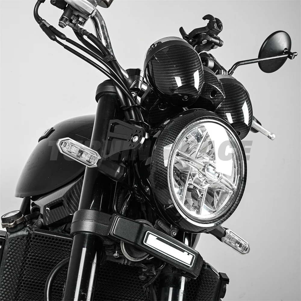 Fits for Kawasaki Z900RS-Headlight Rim Plating W800-Headlamp Rim Fairing Cover Z900RS SE CAFE Accessories motorcycle screen protector motorcycle fairing