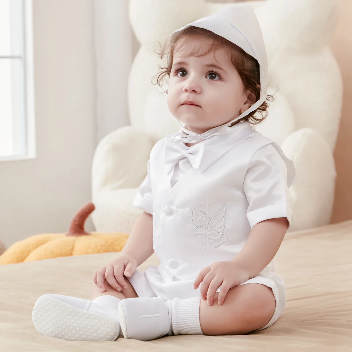 Amazon Ropa De Bautizo Conjunto Elegante Para Bebé Niño - Camisa Con  Pajarita + Pantalón - Ideal Para Bautizos Y Bodas (1-5 Años) Ropa Bebe Niño  0-3 Meses, image size:1200x1200