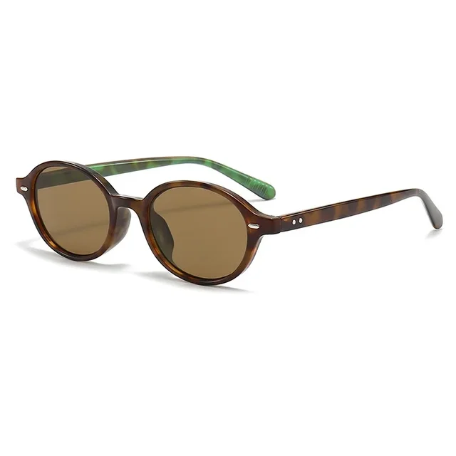 Rétro petites lunettes de soleil ovales femmes hommes Rivets nuances lunettes de mode lunettes de soleil de luxe UV400 1
