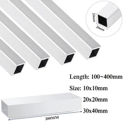 Versatile Aluminum Alloy Rectangular Tube Profiles - Comprehensive Size Options - 30x40x400mm