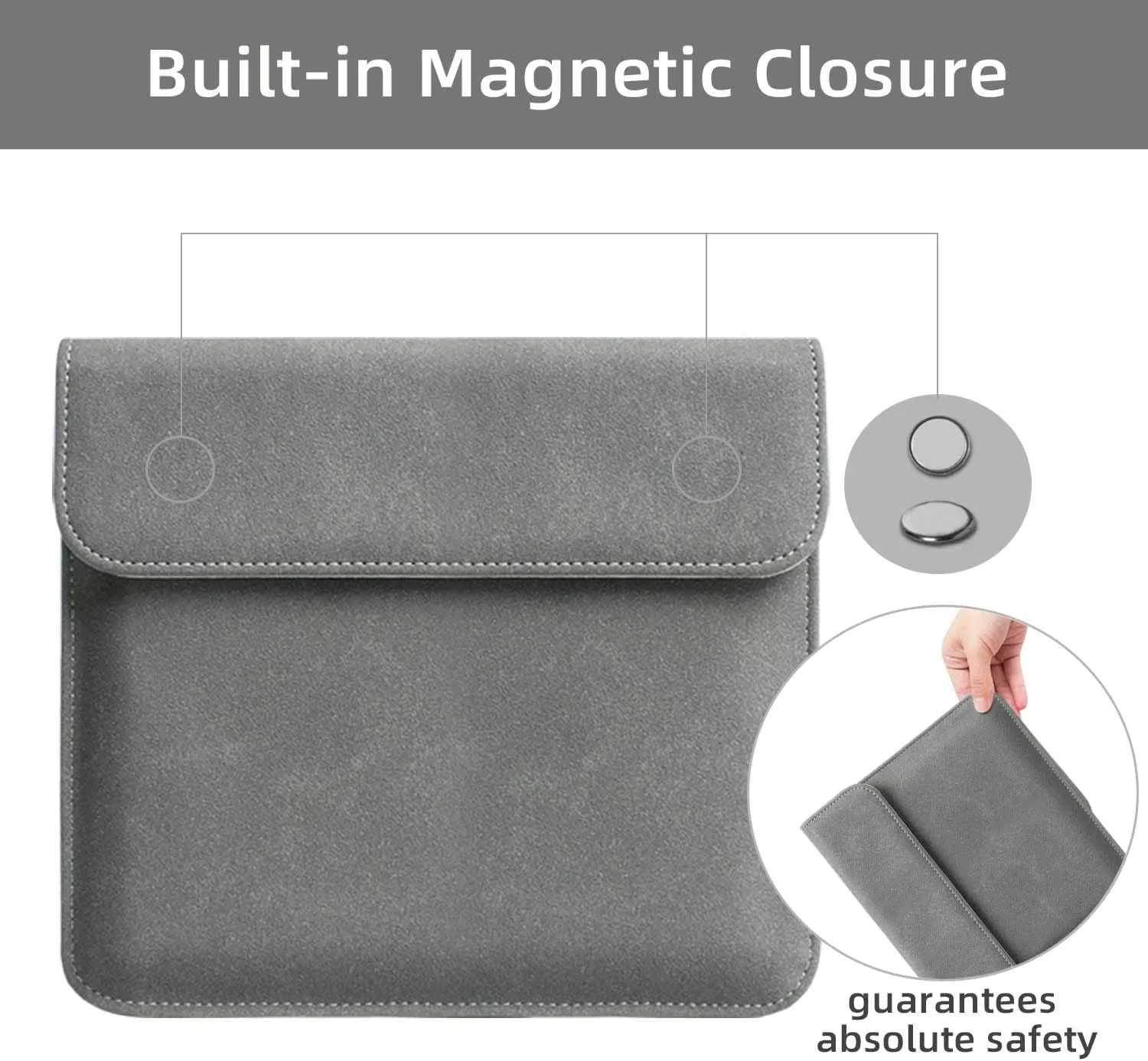 Clear TPU Shockproof Tablet Case & Slim Storage Sleeve Bag