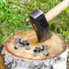 Iron Axe Wedge Hammer Practical Round Steel Wedge For Axe Claw Hammer Round Handle Wedges Installation Reinforcement Nail 6
