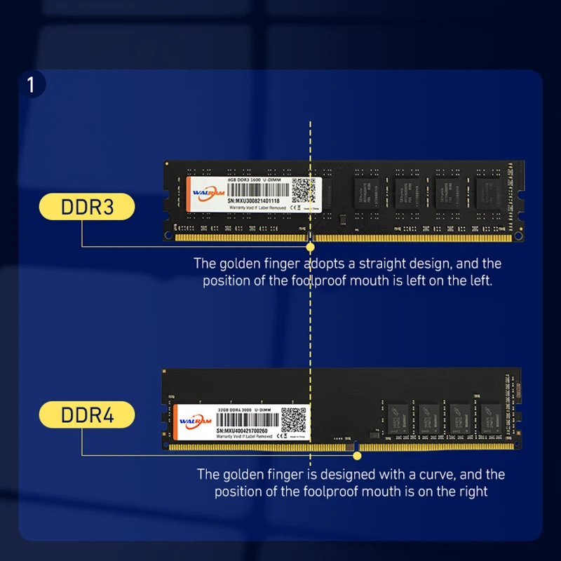Desktop Ram Memory Walram Memoria Ram DDR3 1333 1600 1866Mhz PC3-10600U PC3-8500U PC4 1.2V 2400 2666 3200 Mhz Computer RAM