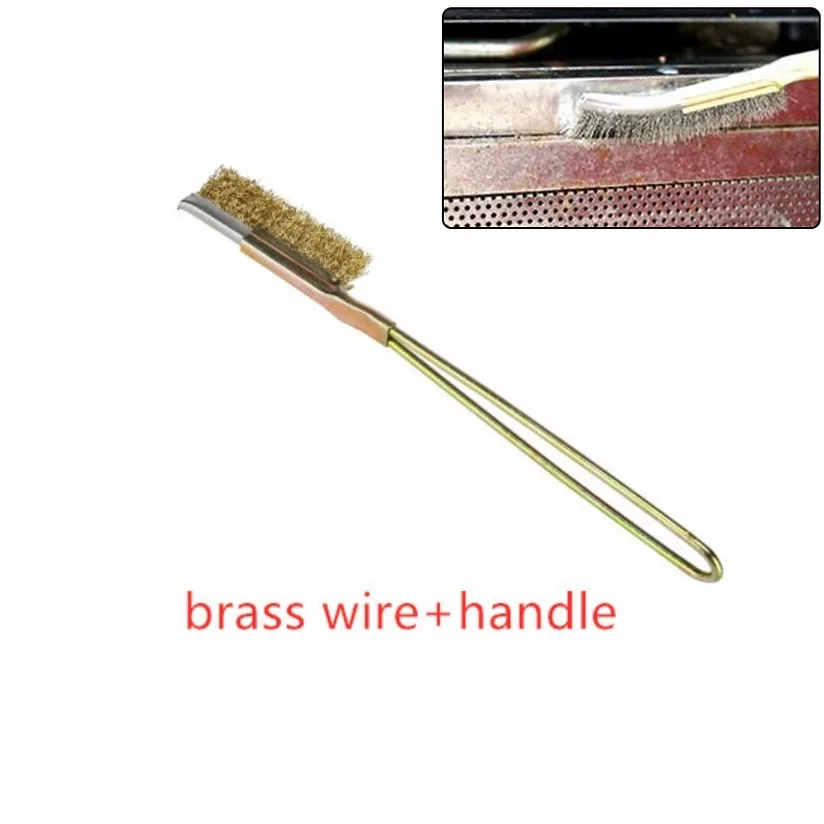 

1pc Wire Brush Metal Rust Remove Rust Brushes Steel Brass Nylon Cleaning Brushes Polishing Detail Metal Brushes Cleaning Tools
