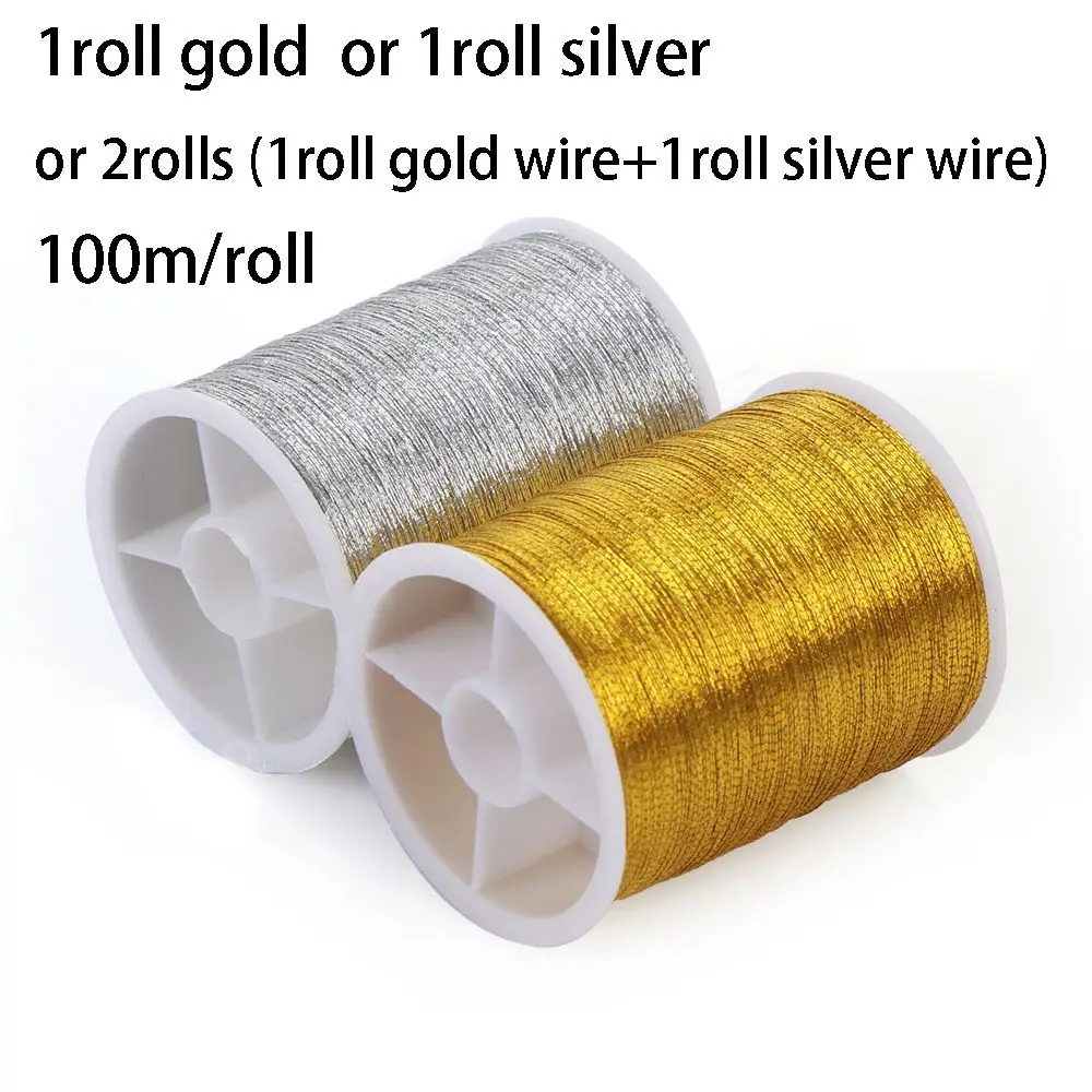 Luxurious Gold and Silver Embroidery Thread – Durable and Strong