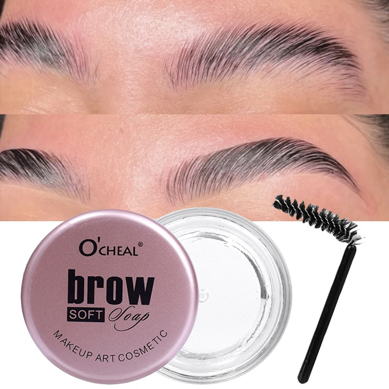 

Lasting Shaping Eyebrow Styling Cream 3D Wild Brow Pomade Setting Gel Wax Waterproof Quick Drying Eye Brow Sculpt Soap Cosmetics