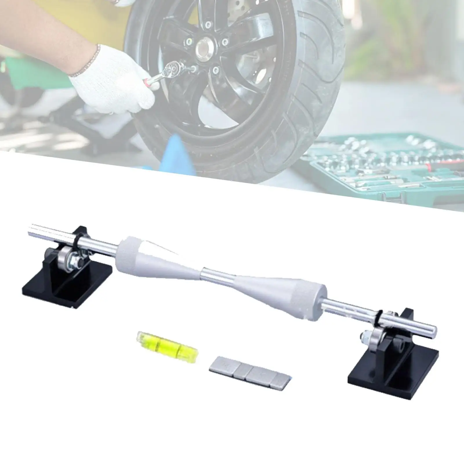 Motorcycle Bike Wheel Balancer Tire Balancer Conveneint Aluminum Alloy Portable