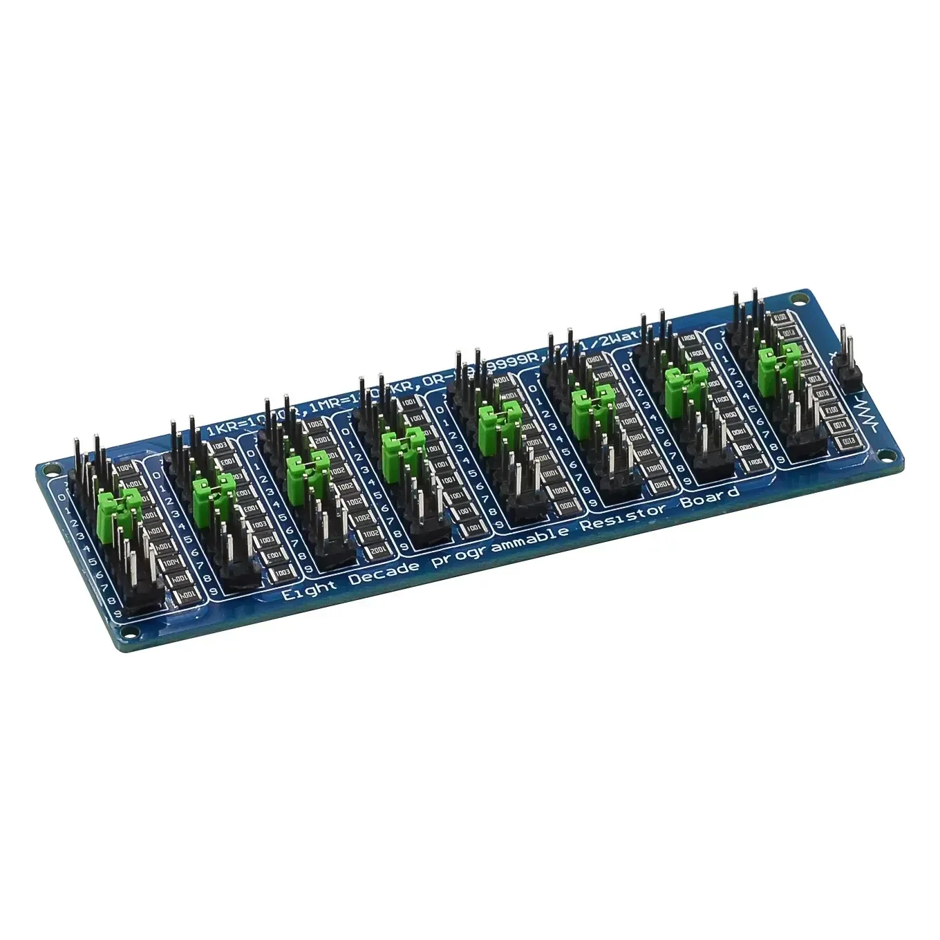 Фото Программируемый модуль сопротивления SMD на восемь десятых дней, 0,1 R-9999999.9R 1/2-9.99999mr (0-10 мс), точность шага R, Вт №4