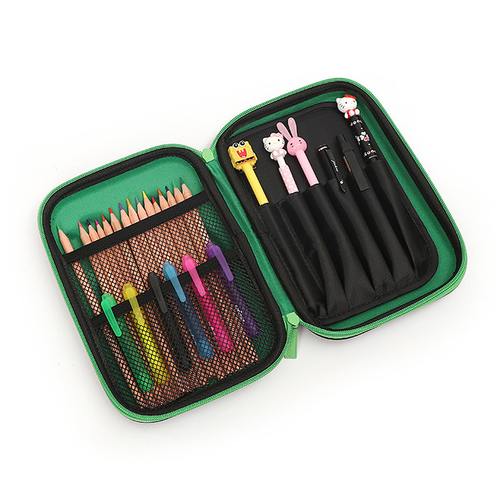 Pencil Case EVA Stationery Storage Bag With Compartments Stationery Box Pen Bag For School Boy Girl Kid Students