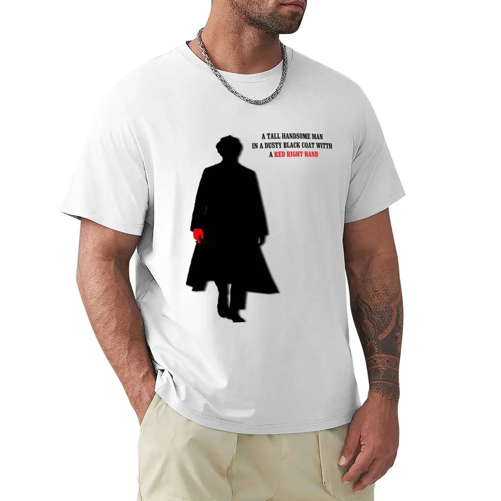 

Red right hand T-Shirt new edition animal prinfor boys for a boy mens vintage t shirts