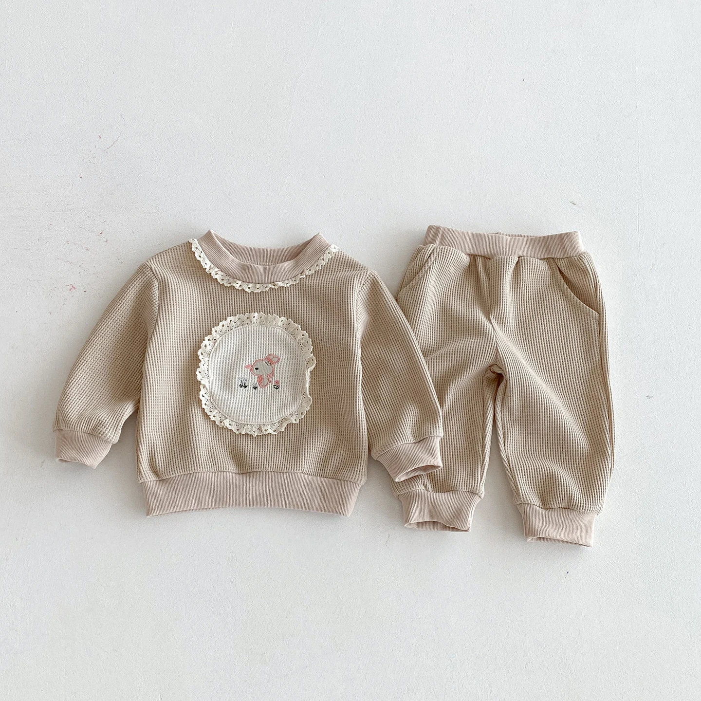 Autumn Girls Hoodie Pants Set Toddler Casual Daily Outerwear