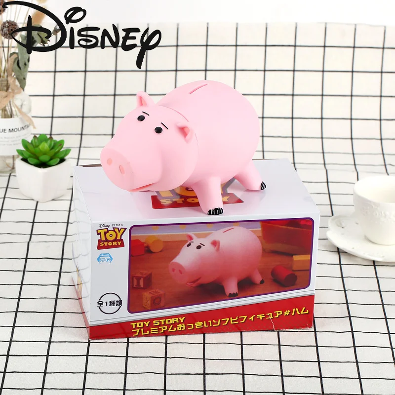 Disney Toy Story 4 Hamm Piggy Bank Versione Q Action Figure In Pvc Mini Salvadanai Bambole Giocattoli Per Bambini Modello Pink Pig Coin Bank Regali