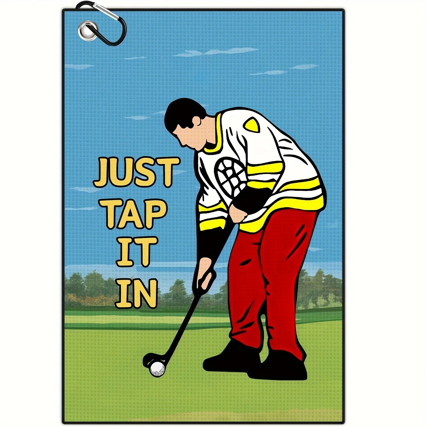 Funny Microfiber Premium Golf Towel, Golf Accessories for Men Golfers Dad Boyfriend Husband Birthday Retirement