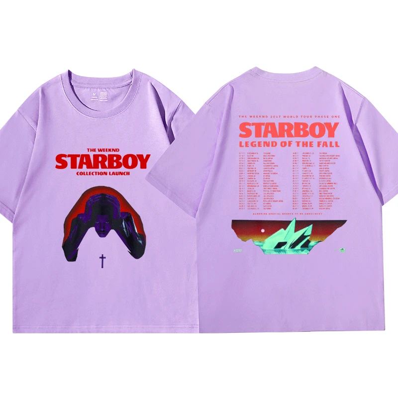 The Weeknd T-shirt Starboy Legend of The Fall Tour 2017 3